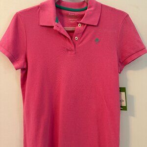 Lilly Pulitzer Resort Fit  Polo in Hotty Pink sz XS